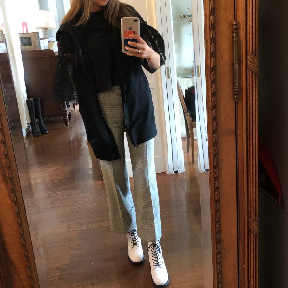 LF | RARE Zip-up hoodie with mesh sleeves
